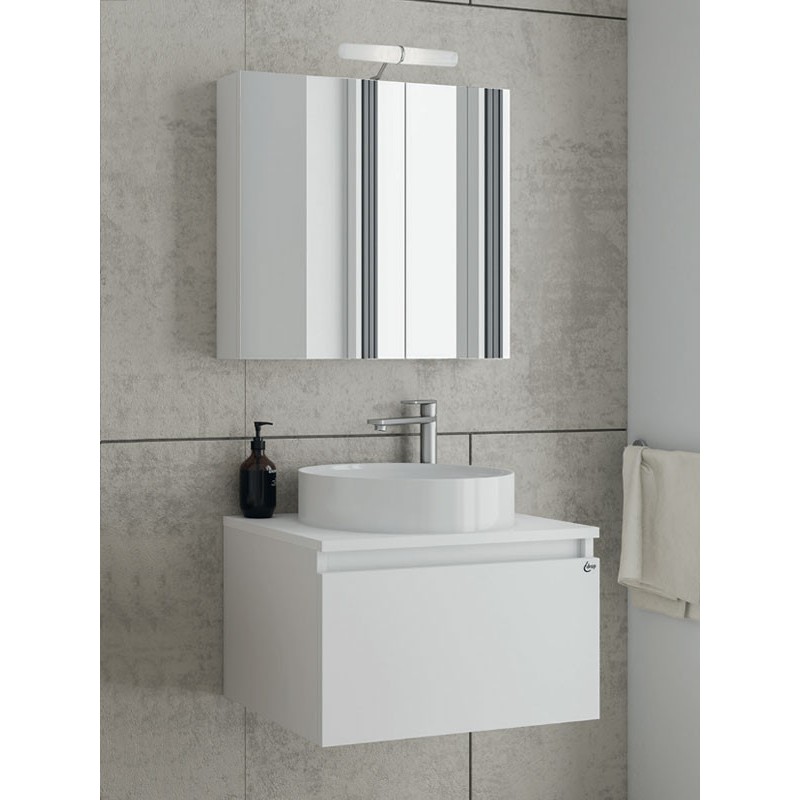 Drop Liberty 60 White 5FLIP60WH Έπιπλο Μπάνιου Λευκό