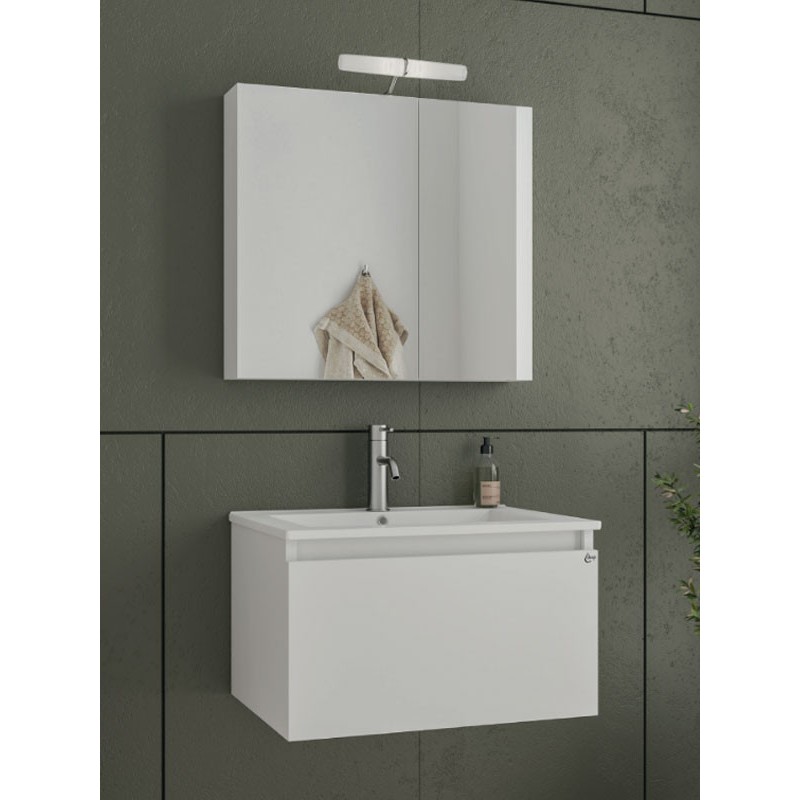 Drop Liberty 60 White 5FLI060WH Έπιπλο Μπάνιου Λευκό