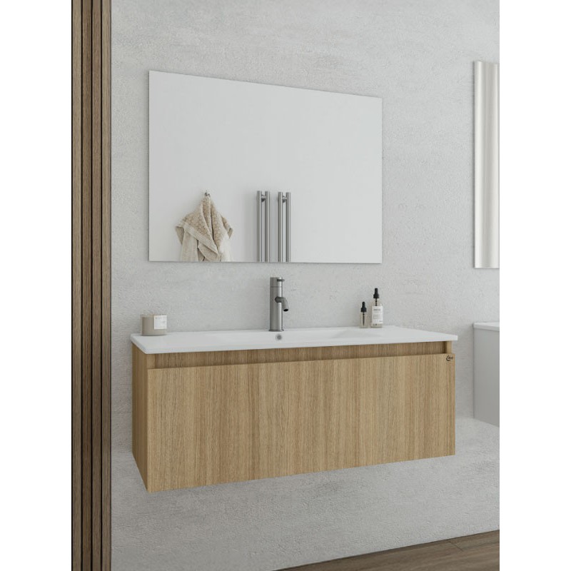 Drop Liberty 100 Slavonia Oak 5FLIM10SO Έπιπλο Μπάνιου Μελαμινικό