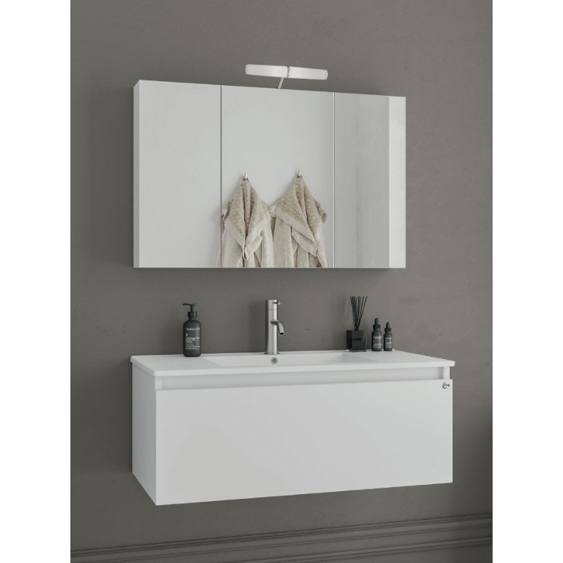 Drop Liberty 90 White 5FLI090WH Έπιπλο Μπάνιου Λευκό