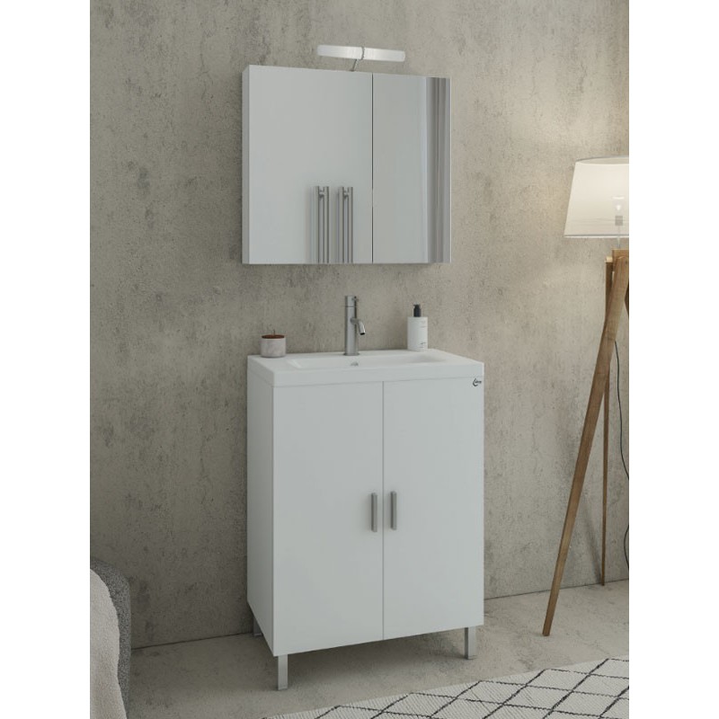 Drop Roma 60 White 5FRM060WH Έπιπλο Μπάνιου Λευκό