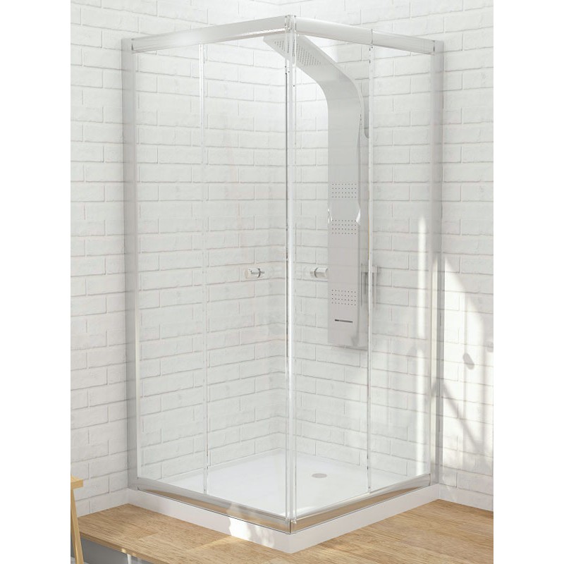 Drop 6CAT080TE Καμπίνα Tετράγωνης Nτουζιέρας Drop 6CAT080TE Καμπίνα Tετράγωνης Nτουζιέρας