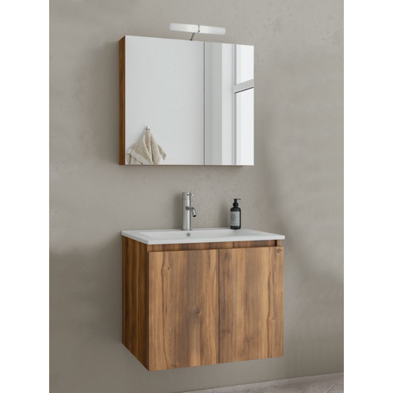 Drop Roma 60 Amber Baroque Oak 5FRM060BO Έπιπλο Μπάνιου Μελαμινικό