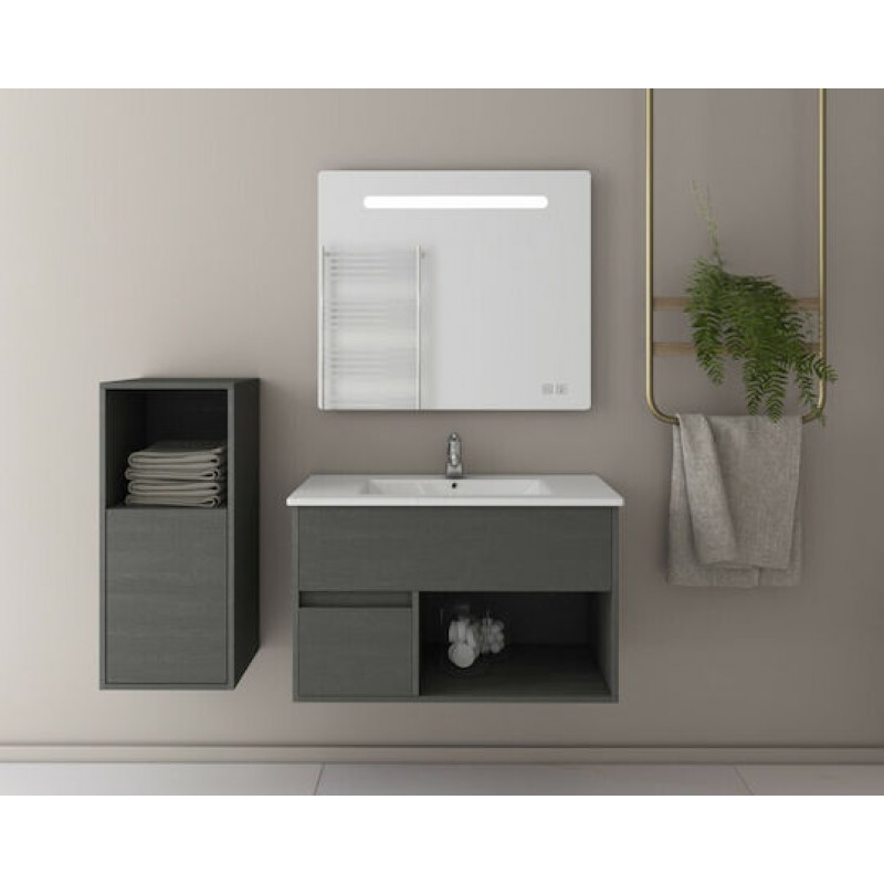 Έπιπλο Μπάνιου SORRENTO 85-2 graphite 
