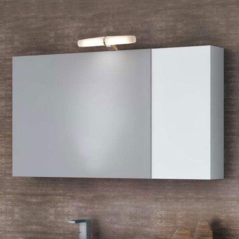 Drop Status 100 Καθρέπτης Επίπλου Μπάνιου  ΜΕ ΦΩΤΙΣΤΙΚΟ  LED    Διάσταση (Μ x Π x Υ) : 97 X 12 X 50 cm