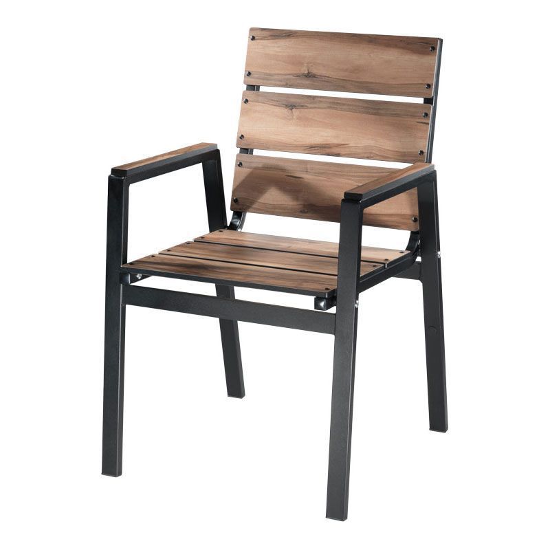  PP646   Αλουμινίου Πολυθρόνα  σε συνδιασμό με Compact HPL   87 X 57 X 59 (CM)  