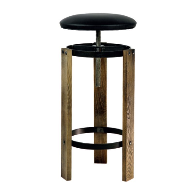 MX 9  Σκαμπώ ξύλινο  απο μασίφ οξιά περιστρεφόμενο 