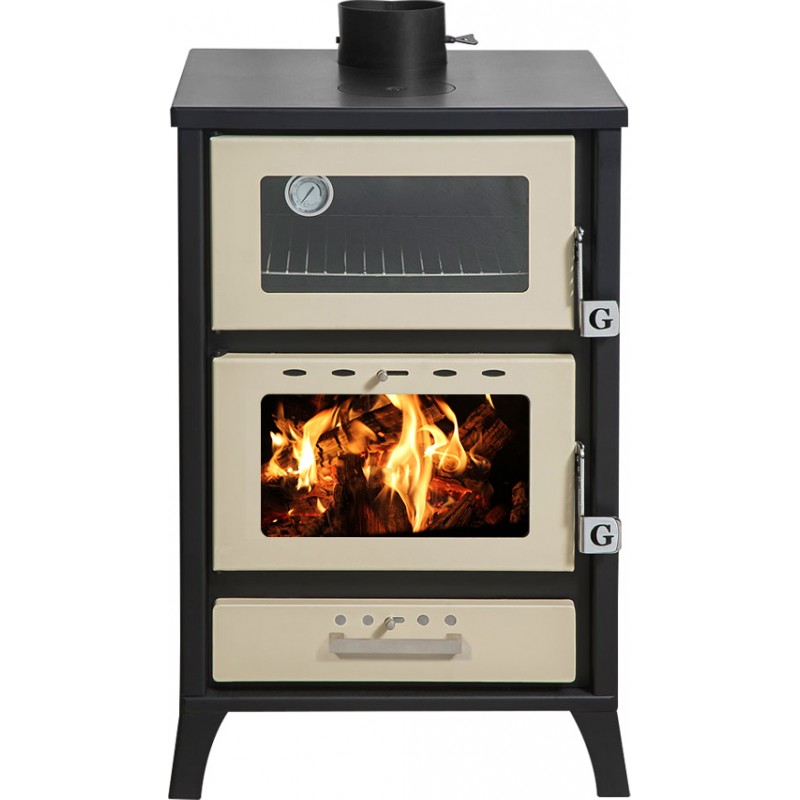 Gekas Metal MG 500 Χαλύβδινη Ξυλόσομπα με Φούρνο 22kW 