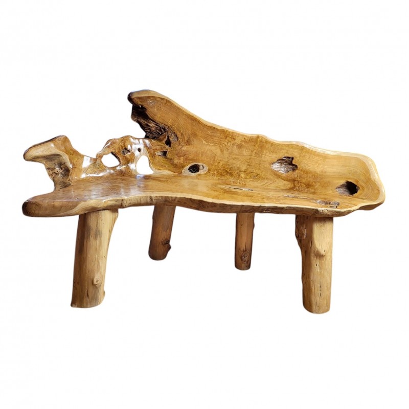 Καναπές  παγκάκι ROOT  από φυσική ρίζα ξύλου Teak Διαστάσεις: 150x60x75cm  