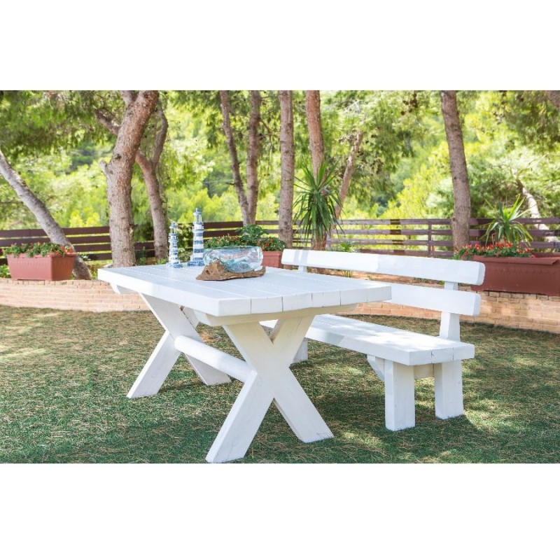 COYNTRY  Τραπέζι Μοναστηριακό  από πεύκο  Διαστάσεις: 200x90x75  COD 907686