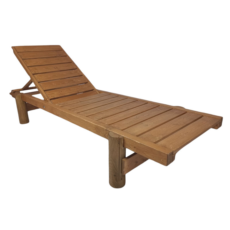 Athina lounger  Ξαπλώστρα ξύλινη από πεύκο εμποτισμού βαρέως τύπου 200χ65x33cm 
