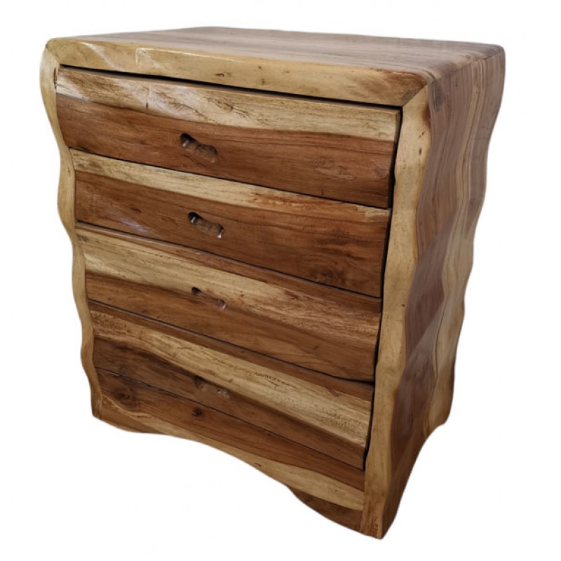 Μπουφές BD-4   Συρταριέρα από ξύλο Teak-Suar Διαστάσεις: 80x50x90