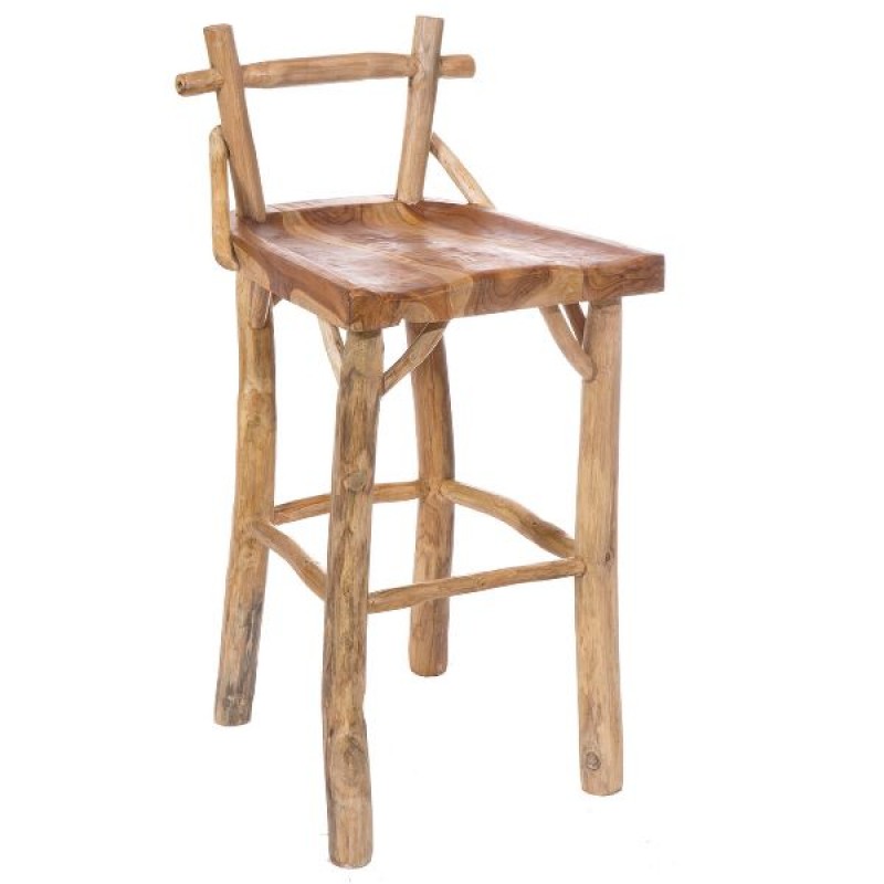 Σκαμπό μπαρ με πλάτη  40χ45χ102 (BS - 33)