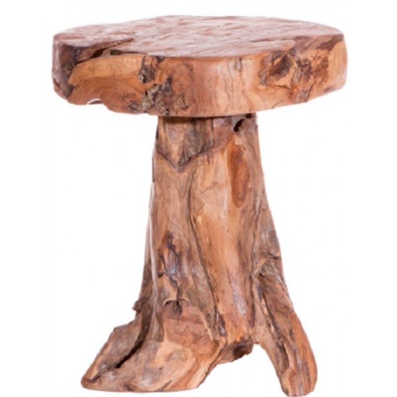 Τραπεζάκι από ρίζα δέντρου teak Φ40Χ40cm  (SOT-10)
