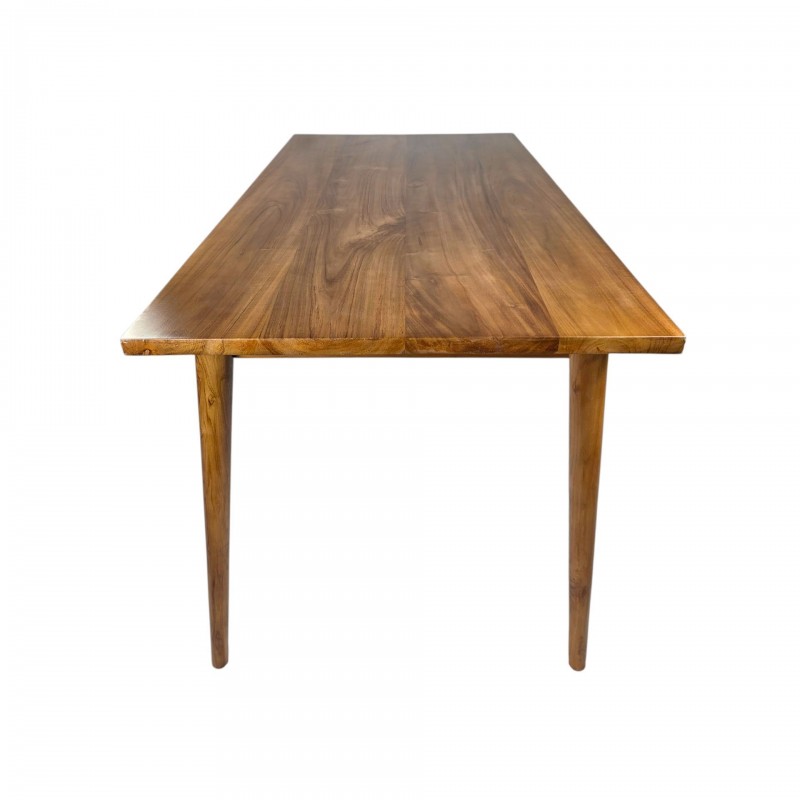 Τραπέζι από συμπαγές ξύλο teak  160x80x75 cm  code T7021