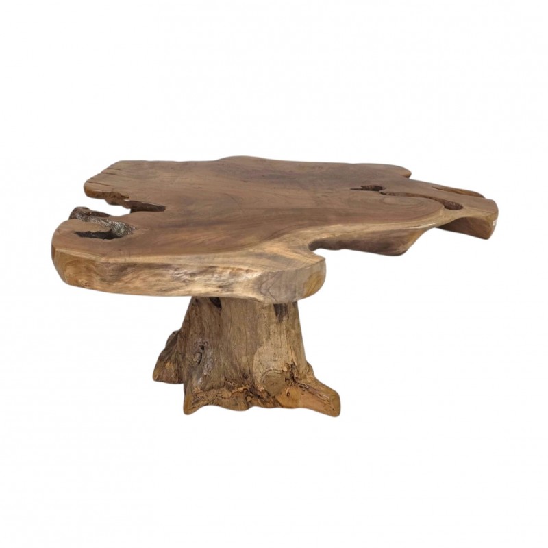 T4091 Τραπέζι σαλονιού από ρίζα ξύλου Teak. 90x70x50 cm