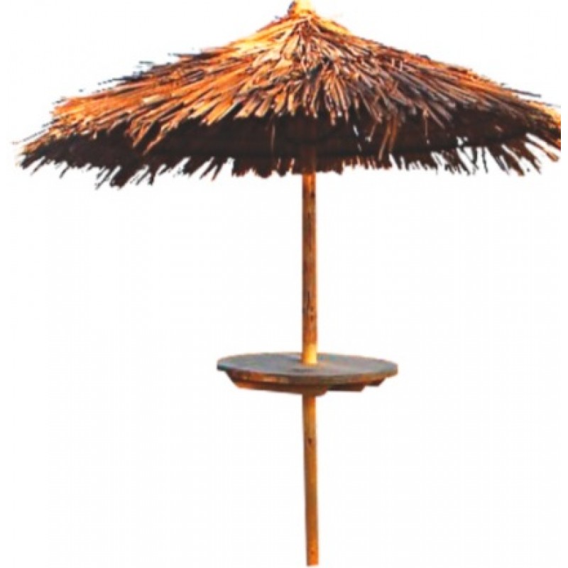 Ομπρέλα με χόρτο κοκοφοίνικα  MAKUTI  Φ2,10m