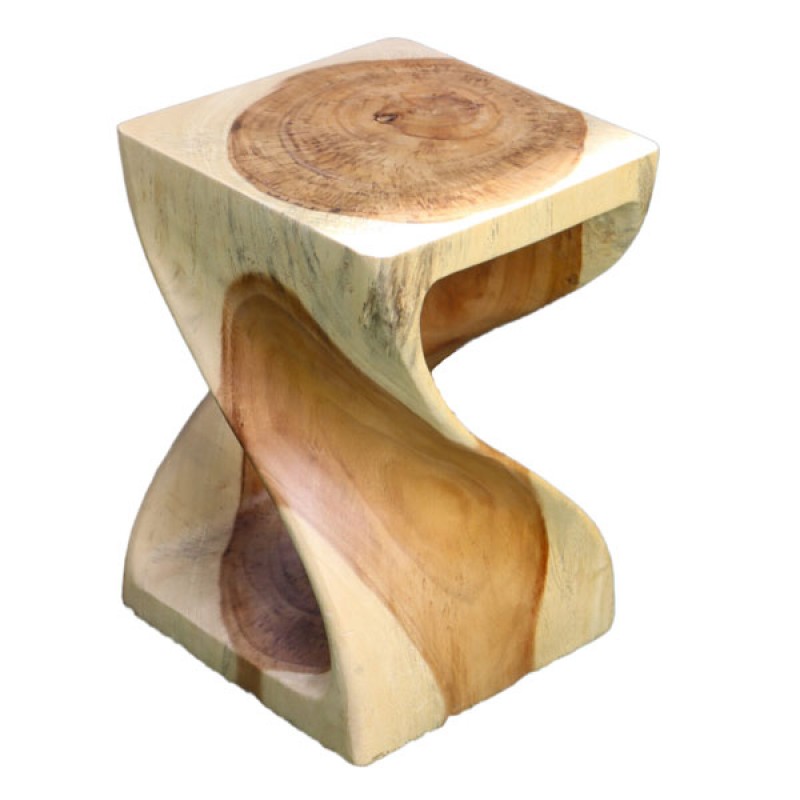  SOT-16 σκαμπό από ξύλο Suar   Διαστάσεις: 30x30x45