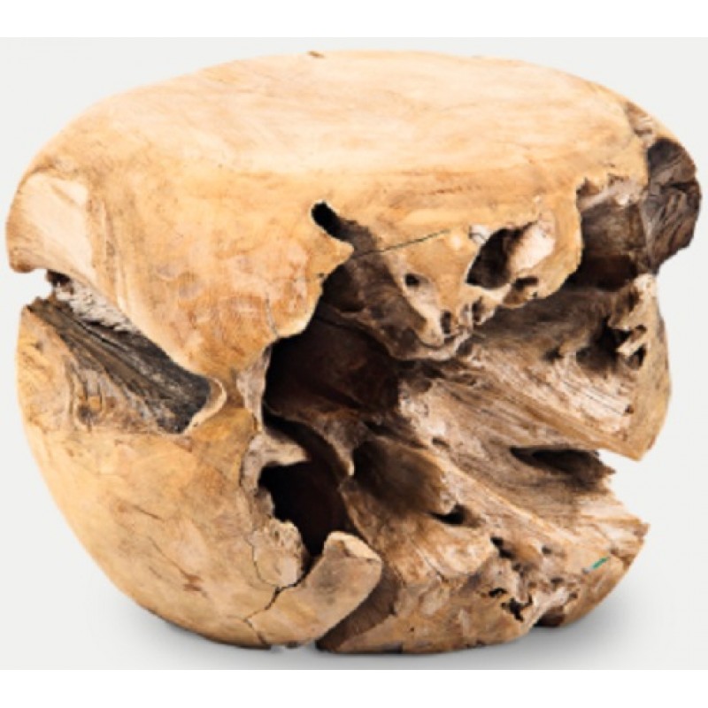 Τραπέζι σαλονιού από ρίζα teak Φ50Χ45  ( BS-1)