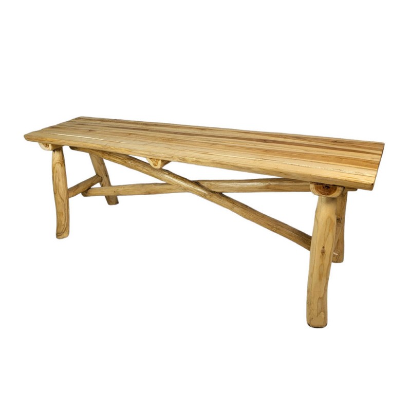 Παγκάκι B-17  από ξύλο teak ιδανικό για εσωτερικό και εξωτερικό χώρο  Διαστάσεις: 120x30x45