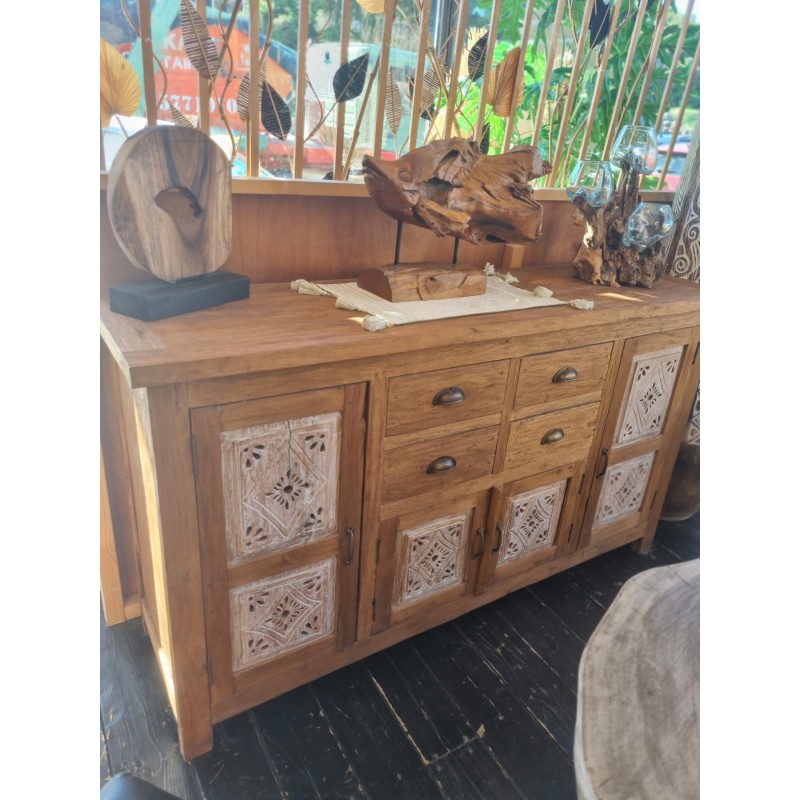 Μπουφές 160X40X80cm  (JAVA  BOUFFET ) μασιφ ξυλο 
