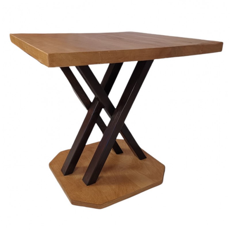 Τραπέζι φαγητού από μασίφ πεύκο  80x80x75 cm  code FUTURE 2026