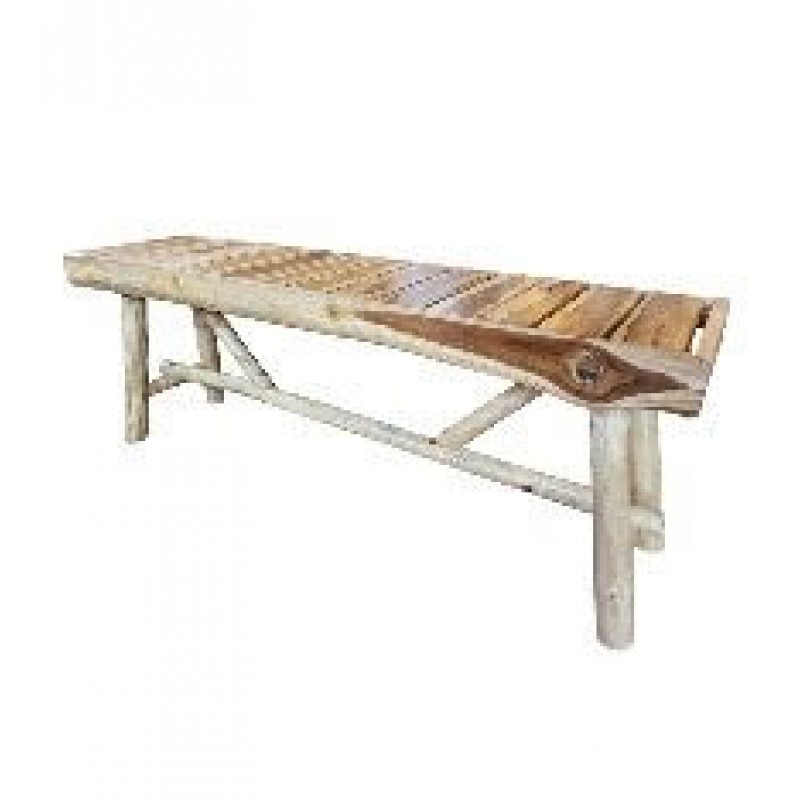 Παγκάκι B-16  από ξύλο teak ιδανικό για εσωτερικό και εξωτερικό χώρο  Διαστάσεις 140x35x45