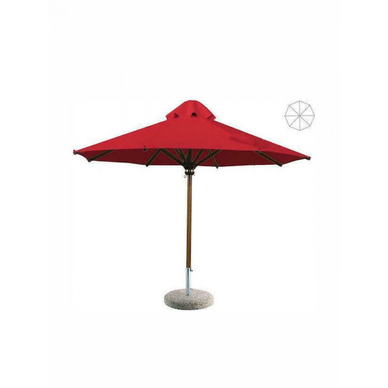 Επαγγελματική Ομπρέλα Δαπέδου Στρογγυλή RW200D Φ2.5m