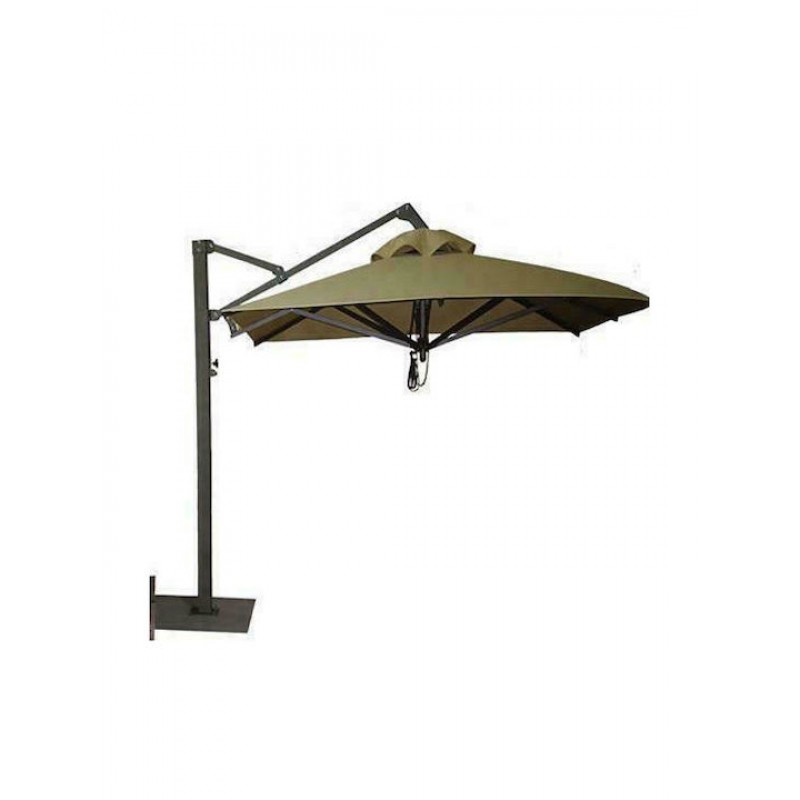 Ομπρέλα Κρεμαστή Στρογγυλή Αλουμινίου Καφέ Φ3m Κωδικός: RX400