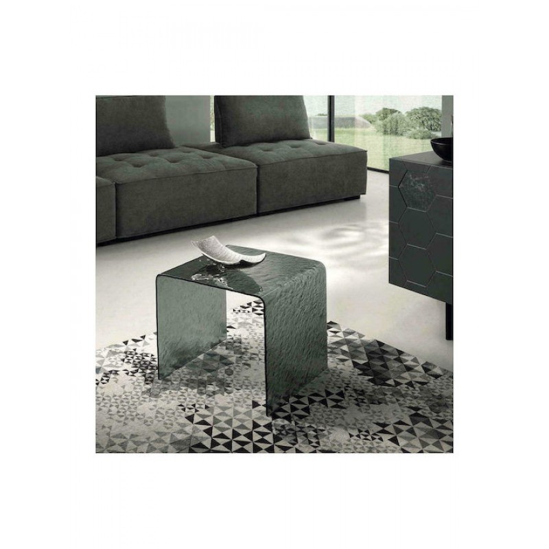 Τραπεζάκι Σαλονιού Plinio 45x45x48cm Smoke Capodarte Κωδικός: 37523702