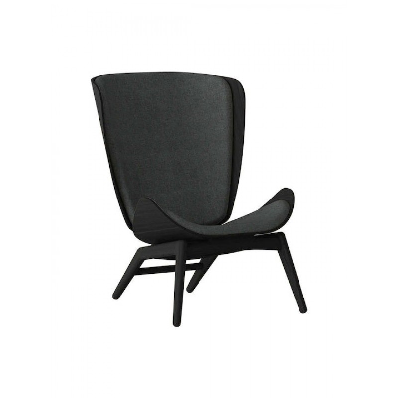 Πολυθρόνα The Reader Horizons S 5103C702-04 78x91x105cm Black Oak-Dark Grey Umage