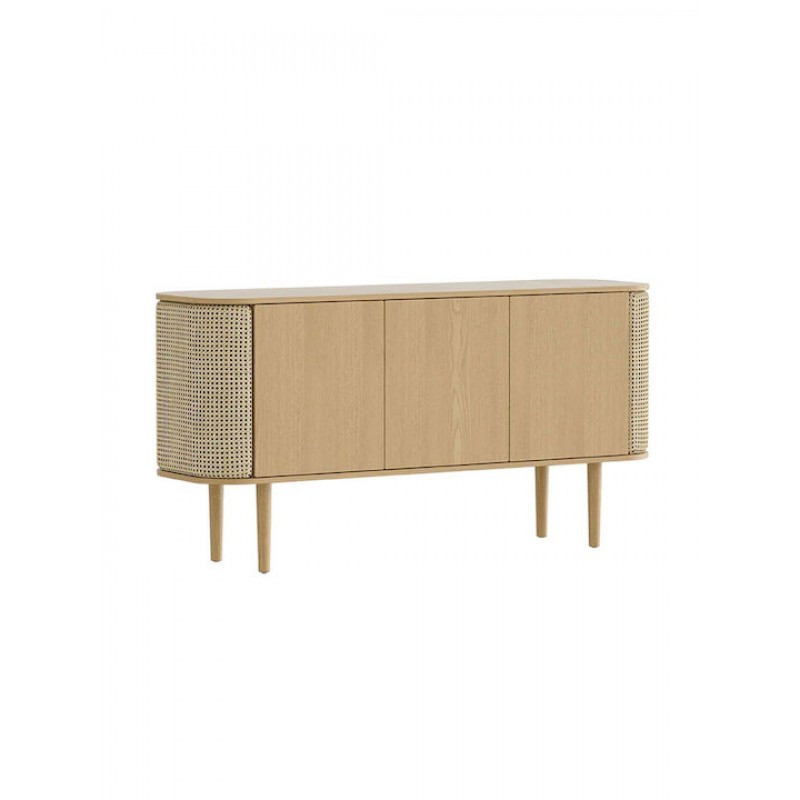 Μπουφές Treasures Venetian Cane 5623C5622-3 150x43x75cm Oak-Beige Umage Polyester,Ξύλο,Ατσάλ