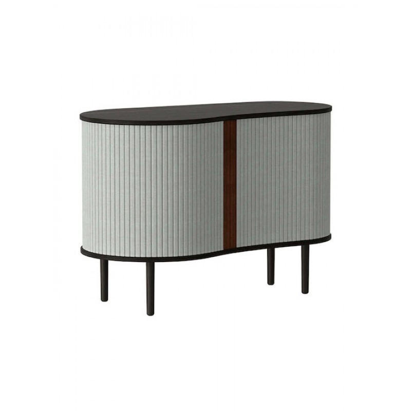 Μπουφές Audacious Horizons S 5111C706-03 100x50x67cm Black Oak-Light Grey Polyester,Ξύλο