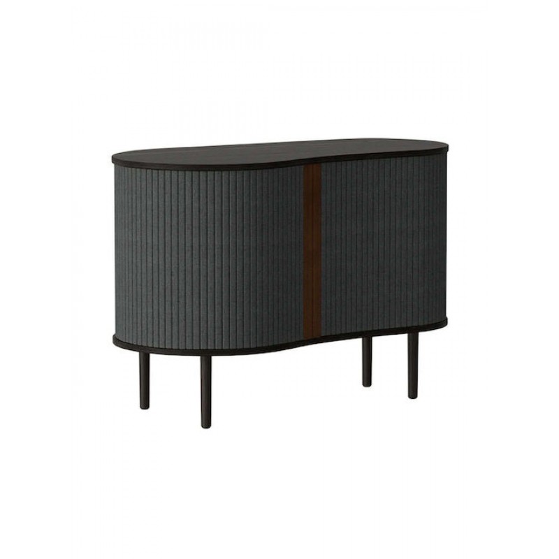 Μπουφές Audacious Horizons S 5111C706-04 100x50x67cm Black Oak-Dark Grey Polyester,Ξύλο