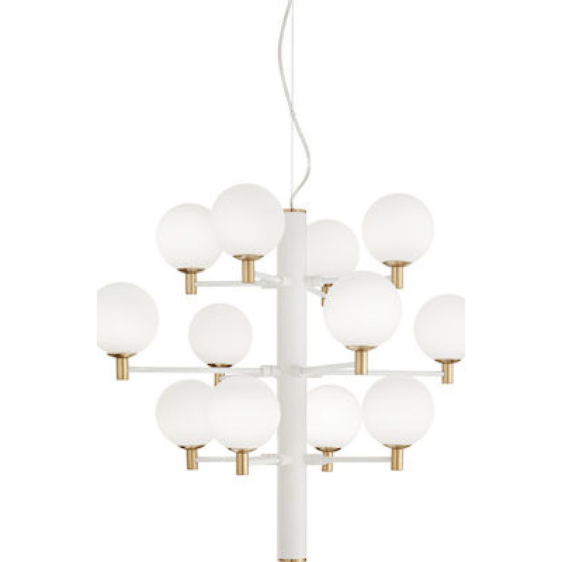 Ideal Lux Copernico Πολυέλαιος 12xG9 Ø71cm Λευκός 197302