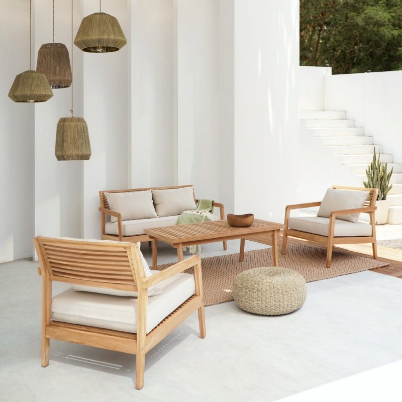 Σετ Σαλονιού LARA 4 τμχ από ξύλο Teak -126151