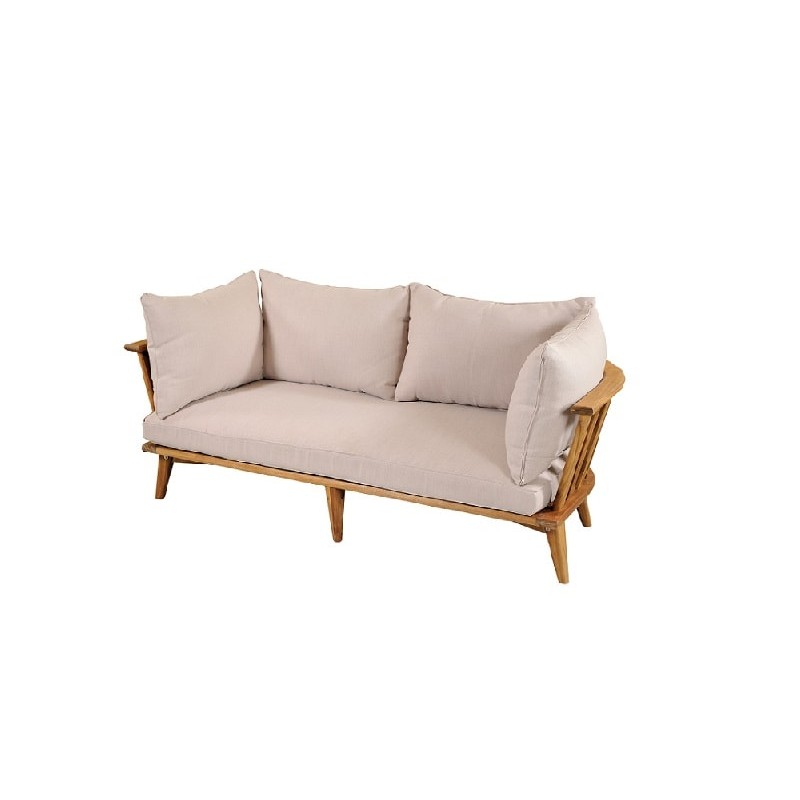 Καναπές σαλονιού BARCELONA1 από ξύλο ακακίας Διάσταση προϊόντος : 177X90X60H