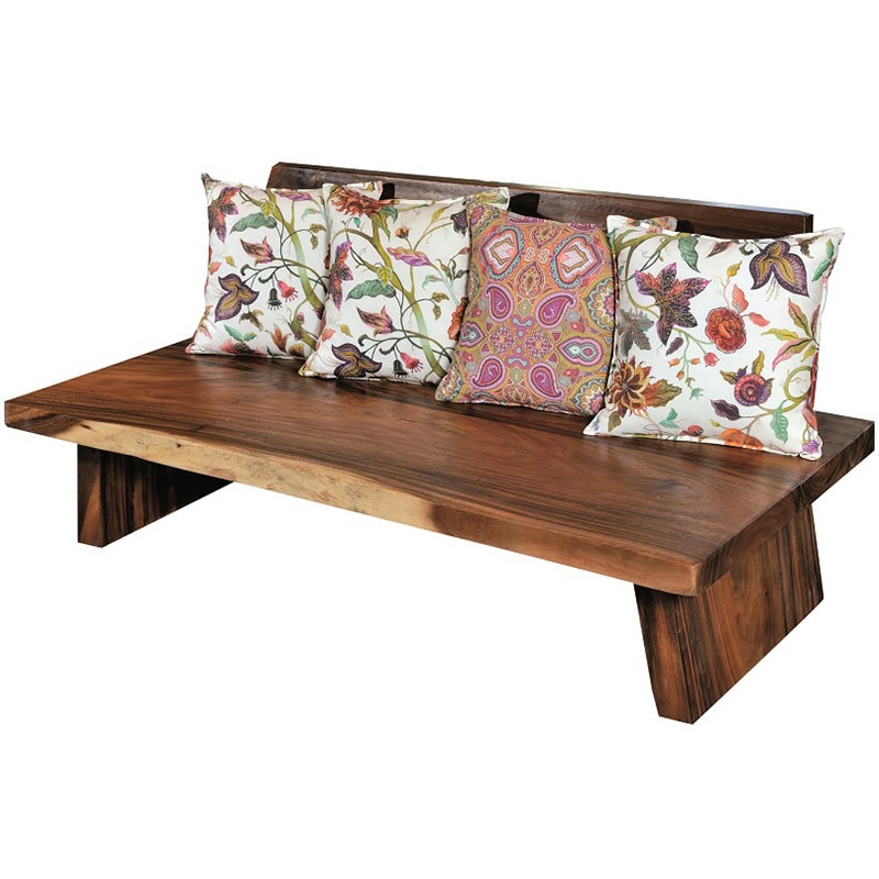 Καναπές διθέσιος SUAR SOFA από μασίφ ξύλο Suar  Διάσταση προϊόντος: 160×80×75H