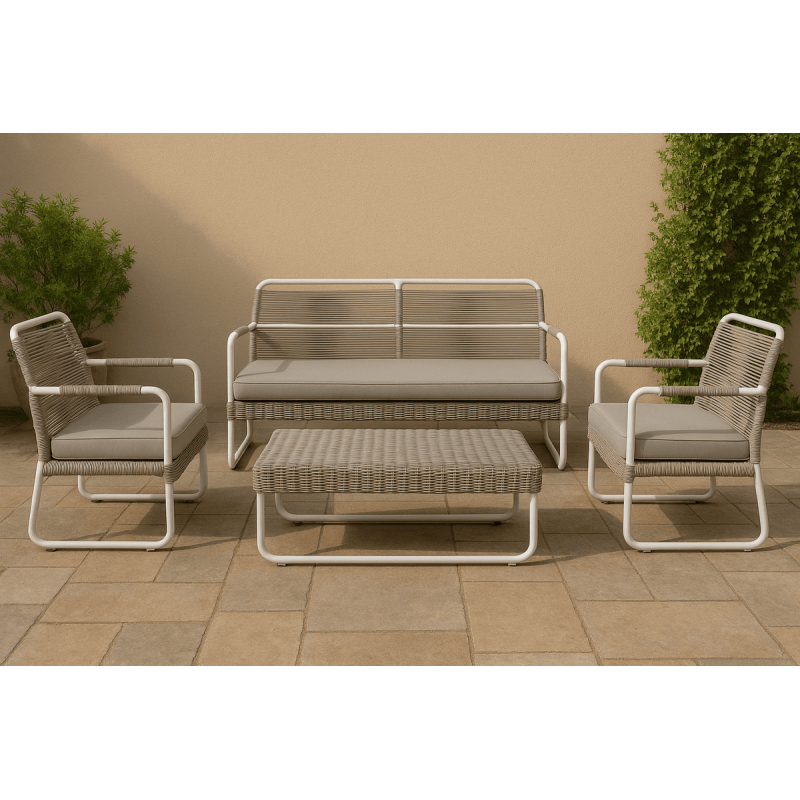 Καναπές διθέσιος εξωτερικού χώρου από συνθετικό Rattan – VELLY1 LOVESEAT Διάσταση Προϊόντος: 130Χ76Χ68H
