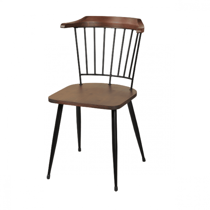 Καρέκλα COSI μεταλλική με ξύλινο κάθισμα  Διάσταση προϊόντος : 48Χ53Χ82