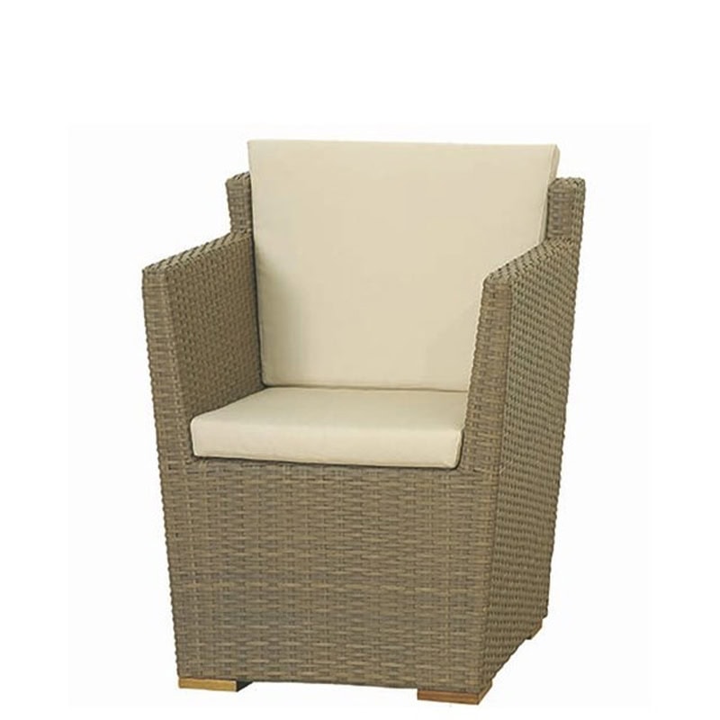 Πολυθρόνα από συνθετικό Rattan VIRO με μαξιλάρια – VIVA POL1 Διάσταση προϊόντος :61Χ80Χ58H