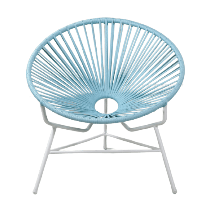 Πολυθρόνα lounge MAIAMI1 CHAIR με μεταλλικό σκελετό και PVC Διάσταση Προϊόντος : 80X82X89H