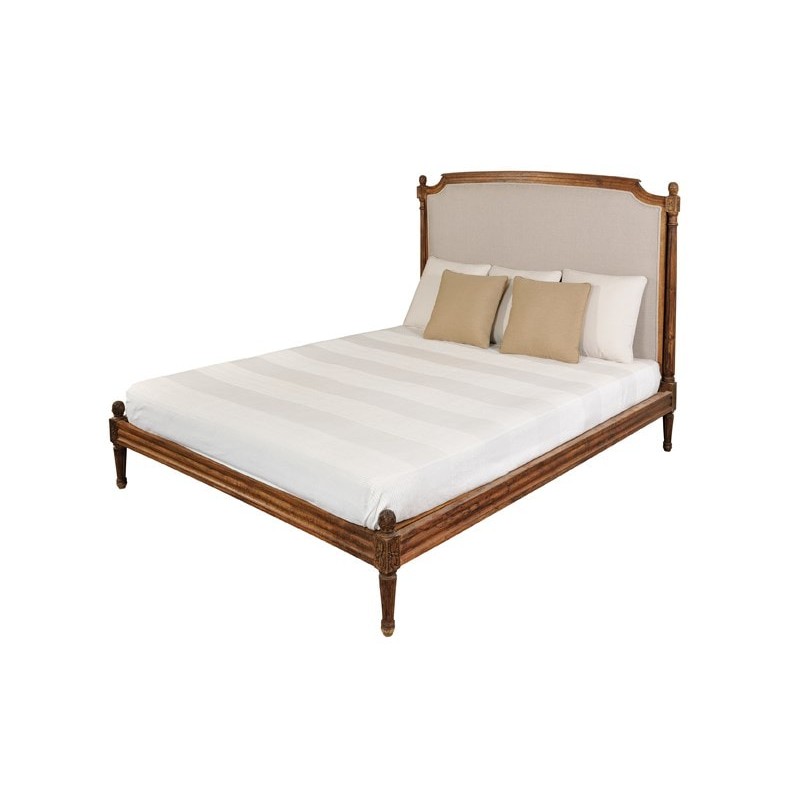 Χειροποίητο Κρεβάτι γαλλικού τύπου με ψηλό κεφαλάρι- POLYMNIA BED  Διάσταση Προϊόντος : 170X210