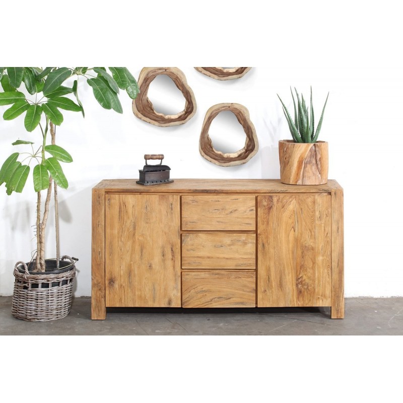 Μπουφές από μασίφ ξύλο Teak – 122728  Διάσταση προϊόντος: 155X45X80