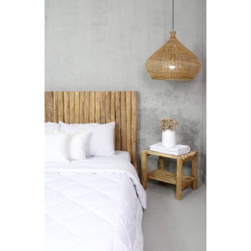 Κομοδίνο Moon από ξύλο Teak  Διάσταση προϊόντος: : 55Χ45Χ51H