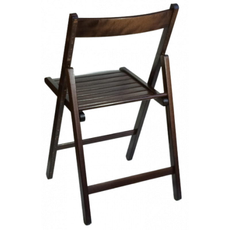 01-BAS καρέκλα πτυσσόμενη ξύλινη χρώμα WENGE / 43x47xH79