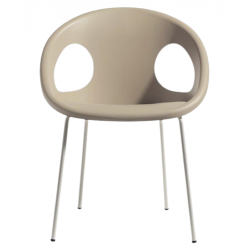 DROP πολυθρόνα polypropylene ΜΟΚΑ, 57x61x78  