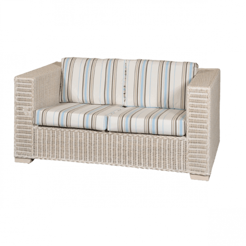 JK 2091 W LOLA   Natural rattan Καναπές διθέσιος  160*72*95 cm ( χωρίς μαξιλάρια)