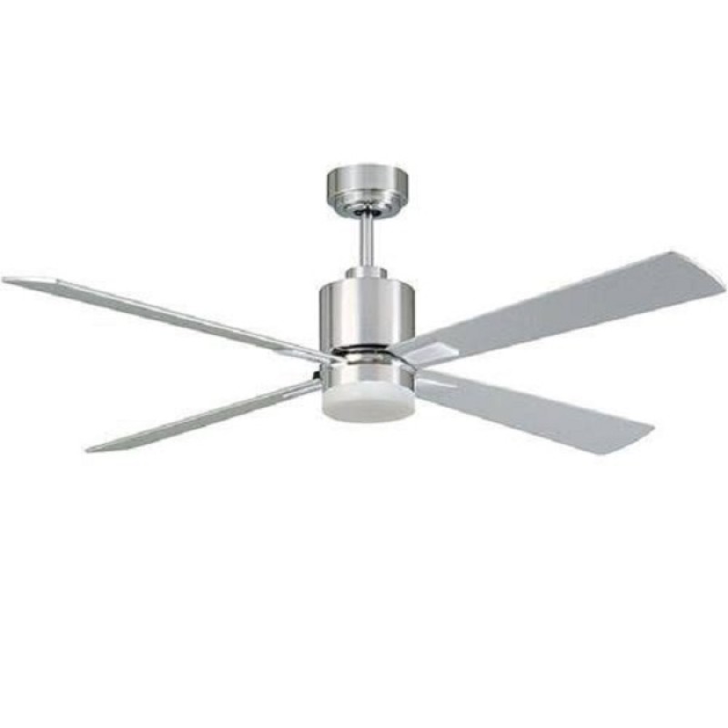 Factory Brushed Nickel With Light 132cm FBN52L Ανεμιστήρας οροφής με τηλεχειρισμό