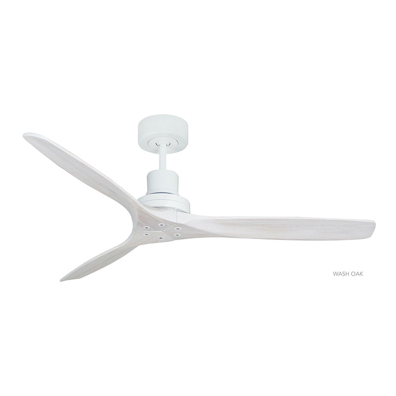 Kauai White  Ανεμιστήρας εσωτερικού -Περιλαμβάνει τηλεχειρισμό με 3 ταχύτητες  Χαμηλή στάθμη θορύβου (1.5dB). Διάμετρος 132 cm 